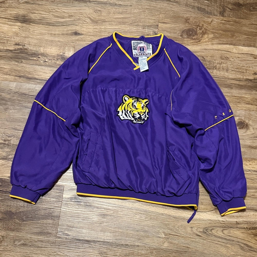 LSU Tigers Vintage Windbreaker Pullover